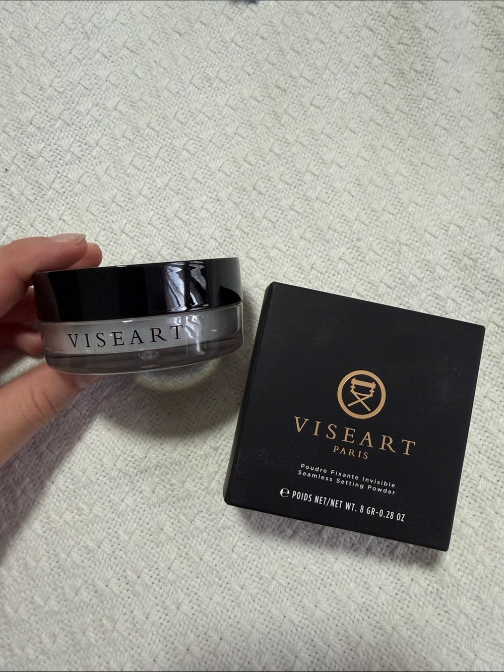 Viseart Translucent Setting Powder - Black & White Packaging